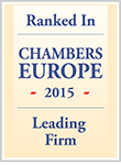 Chambers Europe 2015 - Corporate Ranking